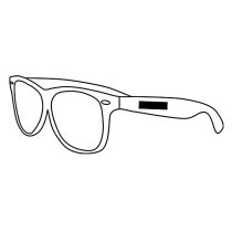 Zonnebril met getint glas