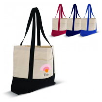 Strandtas OEKO-TEX® katoen 280g/m² 42x10x30cm