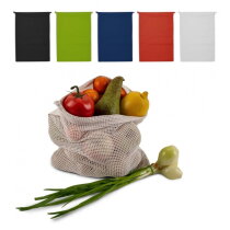 Herbruikbaar groente & fruit zakje OEKO-TEX® katoen 30x40cm