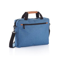 PVC vrije fashion duo tone laptop tas