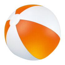 Opblaasbare strandbal met logo