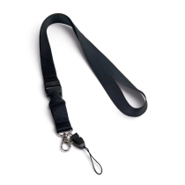 Lanyard 2cm Budget Zwart