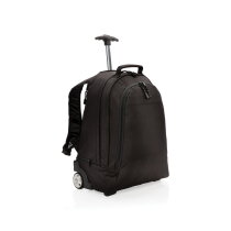 Business rugtas met trolley, zwart bedrukken