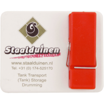 Wandplaatje met knijper