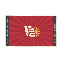 Luxe full color strandhanddoek 300 g/m² 100 x 180 cm