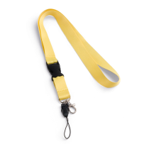 Lanyard 2cm Budget Geel