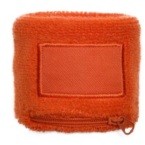 Polsbandje Met Rits 6cm Met Label Oranje acc. Oranje