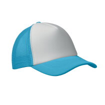 BUBBLE Truckers baseball cap Wit/Turquoise