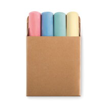 STREET Stoepkrijt, 4 kleuren beige bedrukken