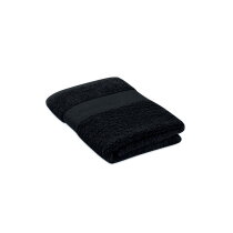 SERRIE Handdoek organisch 50x30cm zwart