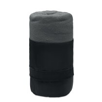MUSALA RPET RPET fleece reisdeken grijs