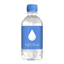 Bronwater 330 ml Visitekaartje lichtblauw