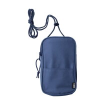 Polyester rPET (600D) kruisschoudertas Gracelyn blauw