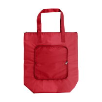 Polyester opvouwbare koeltas Hal rood