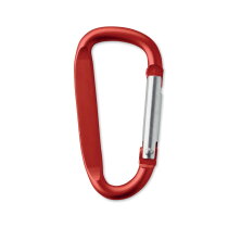 GANCHO Karabijnhaak van aluminium. rood