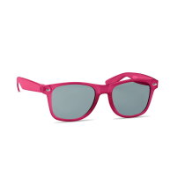 NEWT Zonnebril in RPET transparant fuchsia