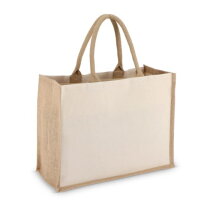 Jute-Katoen Tote OEKO-TEX&reg; 42.5 x 19 x 32 cm 320g/m&sup2;