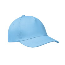 BUZZ Baseballcap met 5 panelen Babyblauw