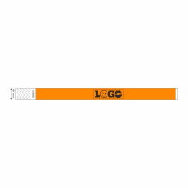 Festivalbandje Budget Slim neon-oranje