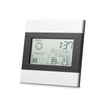 RIPPER Weerstation en klok mat zilver bedrukken