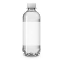 Mineraalwater in 100% R-PET-flesje bedrukken