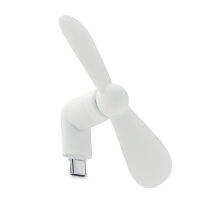 PHAN Draagbare USB-ventilator Wit