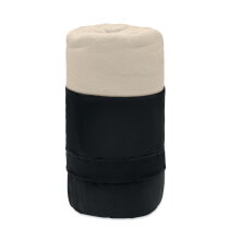 MUSALA RPET RPET fleece reisdeken beige