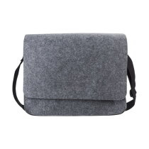 rPET vilten laptoptas Layla grijs