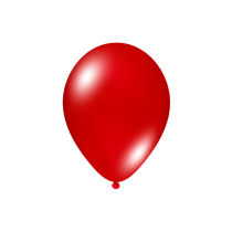 Reclameballonnen (85/95)-kristal-rood - kleine oplage