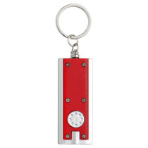 ABS sleutelhanger met LED rood
