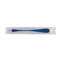 Papieren handwaaier Dylan blauw