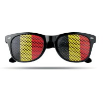 FLAG FUN Zonnebril met vlag zwart relatiegeschenken