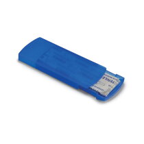 EVAN Doosje met pleisters transparant blauw relatiegeschenken