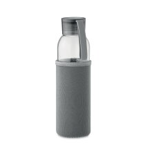 EBOR Gerecyclede glazen fles 500 ml donker grijs