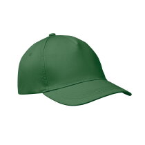 BUZZ Baseballcap met 5 panelen Donker Marinegroen