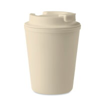 TRIDUS Gerecyclede PP beker 300 ml Beige