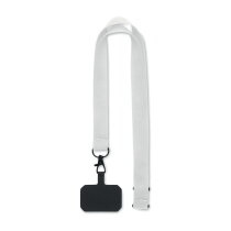AMESTE Lanyard telefoonhouder Wit