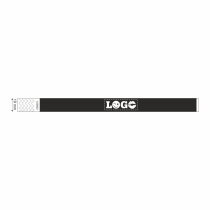 Festivalbandje Budget Slim zwart
