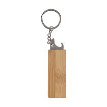 Bamboe sleutelhanger Klaus bruin