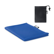 TUKO RPET RPET sporthanddoek in zakje royal blauw