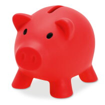 SOFTCO Spaarvarken rood relatiegeschenken