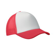 BUBBLE Truckers baseball cap Wit/rood