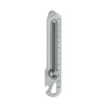 KNIFEPLUS Multifunctioneel intrekbaar mes mat zilver