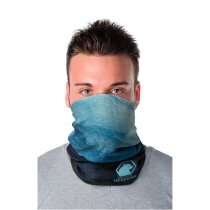 Lara sublimatie multi-scarf met fleecelaag en zomen