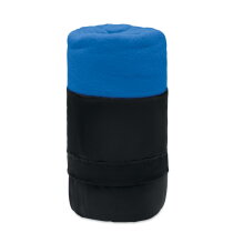 MUSALA RPET RPET fleece reisdeken royal blauw