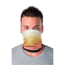 Zoya RPET sublimatie multi-scarf met zomen en fleecelaag