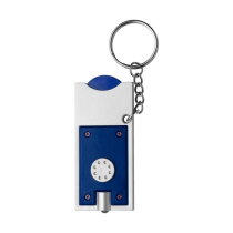 PS sleutelhanger met muntje Madeleine blauw