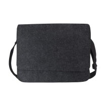 rPET vilten laptoptas Layla donkergrijs