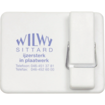 Wandplaatje met knijper