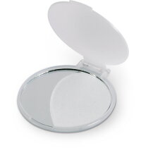 Make-up spiegel transparant wit bedrukken